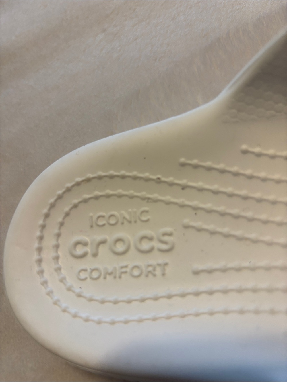 CROCS Classic Double Strap Slide Sandals Tie Dye Splatter Print Size 6 - Picture 2 of 9